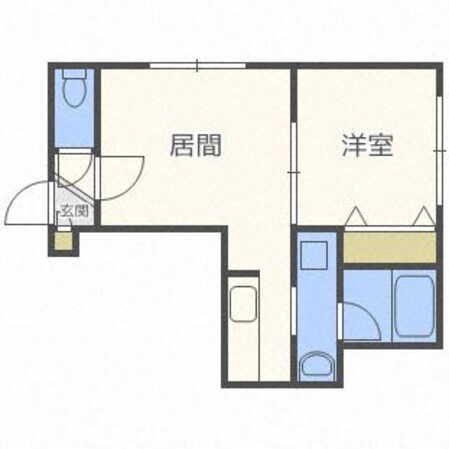 ルシウス新札幌の物件間取画像